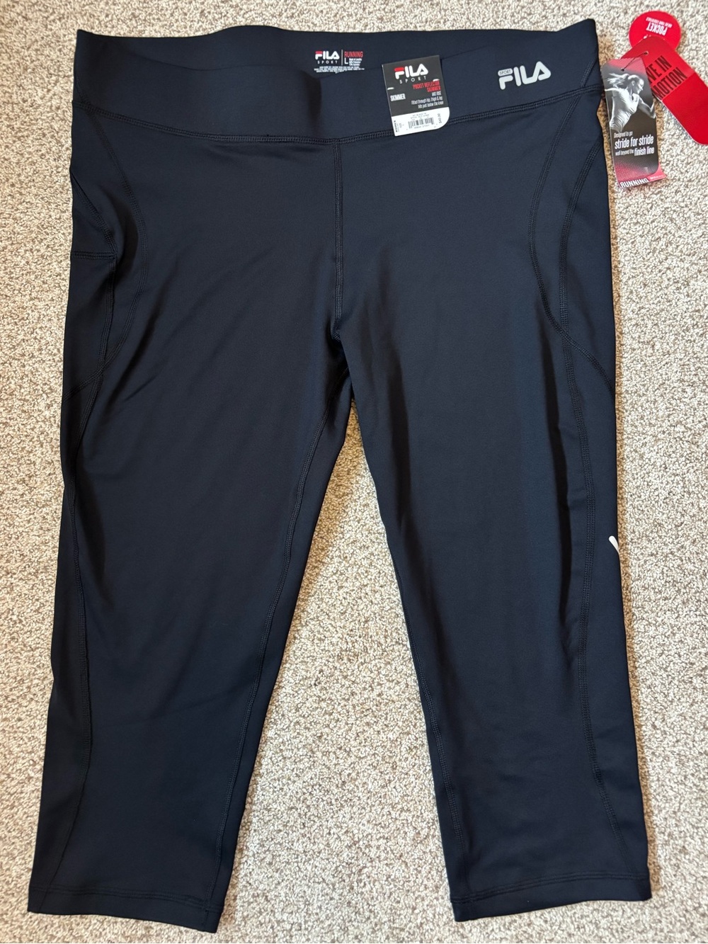 Women’s FILA Black Skimmer Leggings
